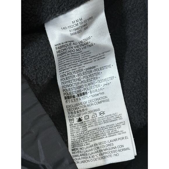 Nike Air Jordan Puffer Jacket Youth Boys Medium 10-12 yrs Black Hoodie Jumpman - Picture 4 of 4